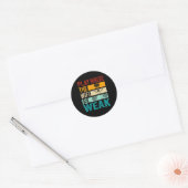 Badminton - Play Where The Wifi Is Weak  Ronde Sticker (Envelop)
