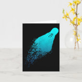 Badminton Player  Badminton Kaart (Gele Bloem)