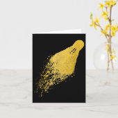 Badminton Player  Badminton Kaart (Gele Bloem)