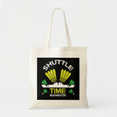 Badminton Player Battledore-poorten Tote Bag (Voorkant)