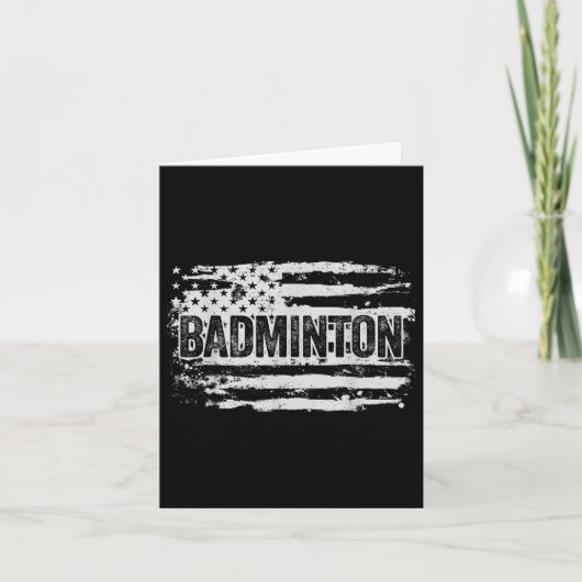 Badminton Player-cadeaus Kaart (Voorkant)