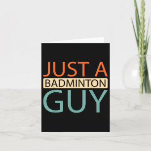 Badminton Player Court - Shuttle Just A Badminton Kaart