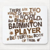 Badminton Player (Funny) Gift Muismat (Voorkant)