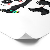Badminton Player Gift voor Shuttle Lover Poster (Hoek)