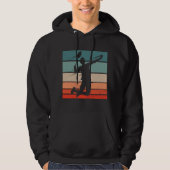 Badminton Player Jump Smash Hoodie (Voorkant)
