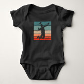 Badminton Player Jump Smash Romper (Voorkant)