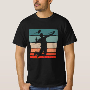 Badminton Player Jump Smash T-shirt