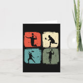 Badminton Player Outfit Badminton Player Shuttle Kaart (Voorkant)