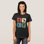 Badminton Player Outfit Badminton Player Shuttle T-shirt (Voorkant volledig)