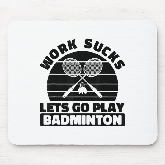 Badminton Player Racket - Team Court Racket Shut Muismat (Voorkant)