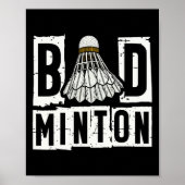 Badminton Player Shuttle 3 Poster (Voorkant)