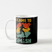 Badminton Player Shuttle Ik ben naar Smash gekomen Koffiemok (Links)