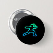 Badminton Player Shuttle Mannen Kinder Badminton B Ronde Button 5,7 Cm (Voorkant /achterkant)