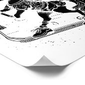 Badminton Player Shuttle  Poster (Hoek)