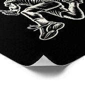 Badminton Player Shuttle Poster (Hoek)