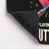 Badminton Player Shuttle Racket Badmintoner  Muismat (Hoek)