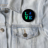 Badminton Player Shuttle Squash Mens Badminton Ronde Button 5,7 Cm (In situ)