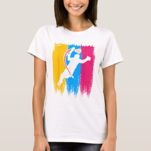 Badminton Player Shuttle Time Smash Rackets Lover T-shirt