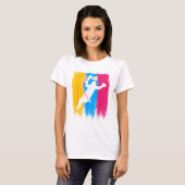 Badminton Player Shuttle Time Smash Rackets Lover T-shirt (Voorkant volledig)
