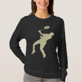 Badminton Player Shuttlecock Time Smash Rackets T-shirt (Voorkant)