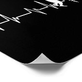 Badminton Player Smash Birdie Kids Men Women Poster (Hoek)