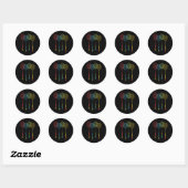 Badminton Player Team Shuttle Coach Match Badminto Ronde Sticker (Vel)