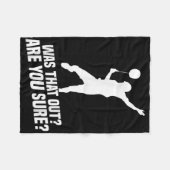 Badminton Player You Sure Shuttle Player Badminton Fleece Deken (Voorkant (Horizontaal))