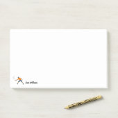 Badminton Post-it® Notes (Op bureau)