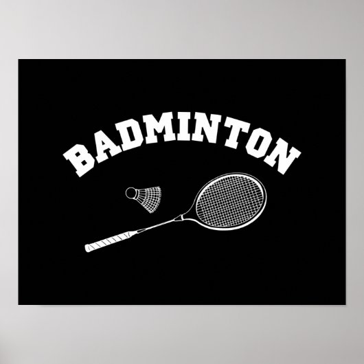 Badminton Poster (Voorkant)