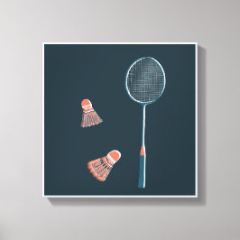  badminton print - hand getekend voor je!