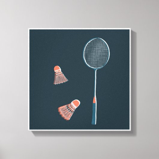  badminton print - hand getekend voor je! (Voorkant)