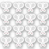 Badminton Racket Bal Sport Herinnering Bujo Planne Sticker (Voorkant)
