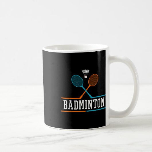 Badminton Racket Shuttle Team Coach Badminton Spee Koffiemok (Rechts)