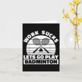 Badminton Racket Speler Racket - Team Veld Shuttle Kaart (Gele Bloem)