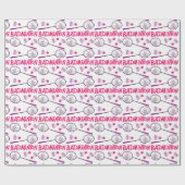 Badminton Rackets Cadeaupapier (Vlak)