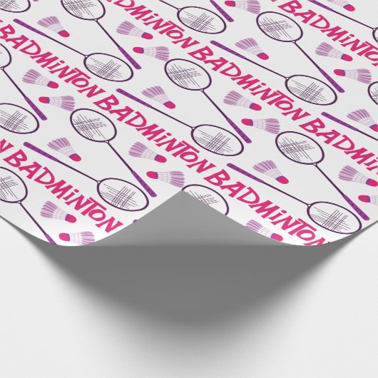 Badminton Rackets Cadeaupapier (Hoek)