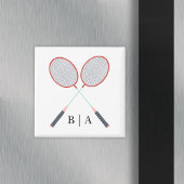Badminton Rackets Custom Monogrammed Magneet