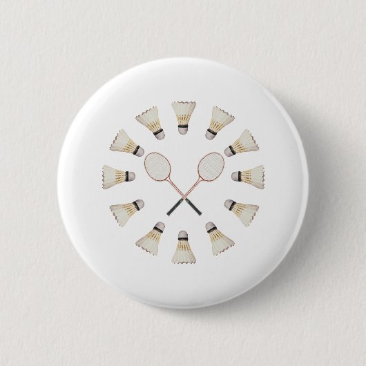 Badminton Rackets Ronde Button 5,7 Cm (Voorkant)