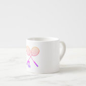 Badminton Rackets Shuttlecock Birdie Ombre Espresso Kop (Voorkant rechts)