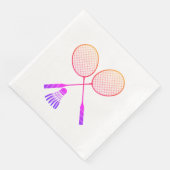 Badminton Rackets Shuttlecock Birdie Ombre Servet (Hoek)