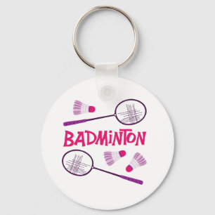 Badminton Rackets Sleutelhanger