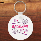 Badminton Rackets Sleutelhanger (Voorkant)