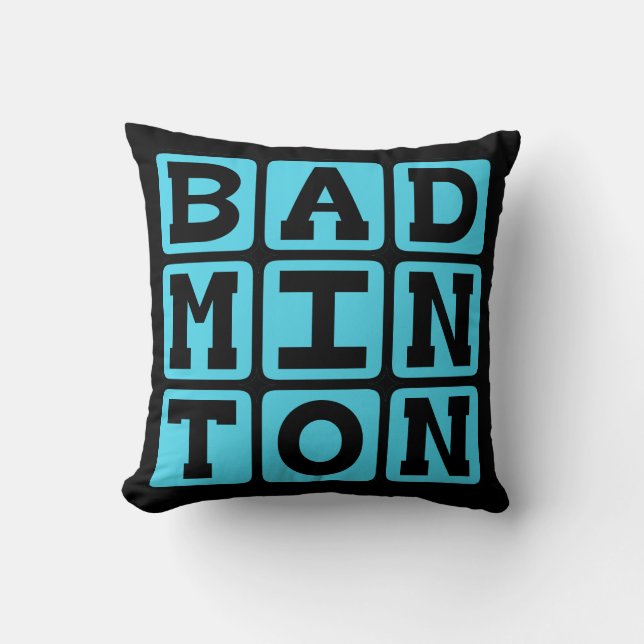Badminton, Racketsport Kussen (Voorkant)