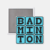 Badminton, Racketsport Magneet (Voorkant / Achterkant)