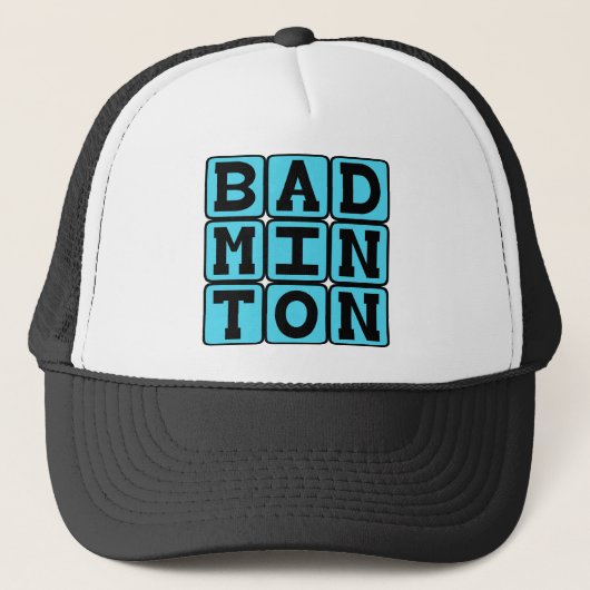 Badminton, Racketsport Trucker Pet (Voorkant)