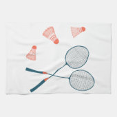 Badminton racquet en keukenhanddoek voor vogels (Horizontaal)