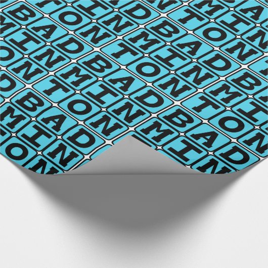 Badminton, Racquet Sport Cadeaupapier (Hoek)