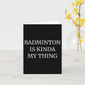 Badminton Ranking Is Eigenlijk Mijn Ding Kaart (Gele Bloem)
