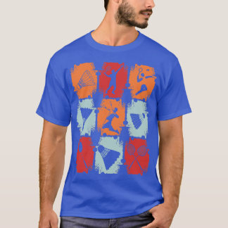 Badminton Retro 3 T-shirt