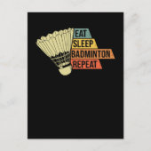 Badminton Retro  Briefkaart (Voorkant)